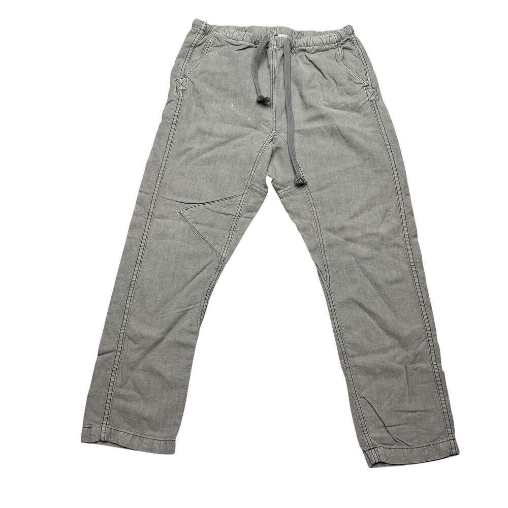Free City Hemp Tencel Utility Sweatpants Medium Military Paperbag Boho